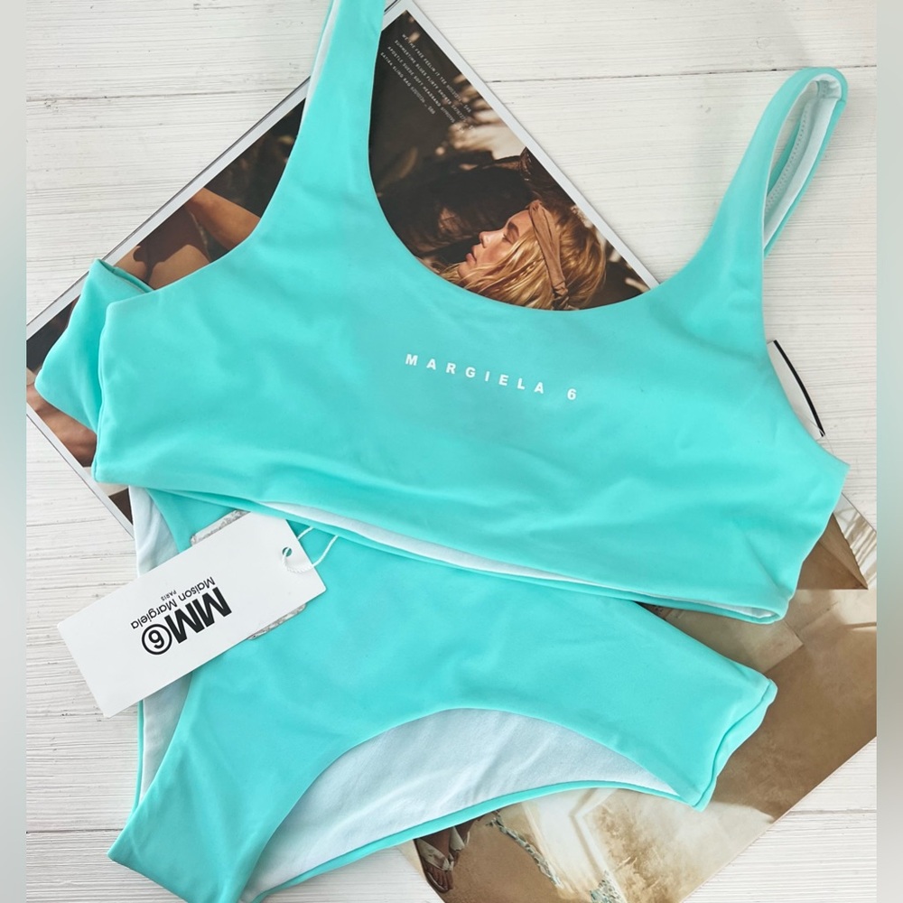 MM6 Maison Martin Margiela girl’s Aqua Swim Set bikini